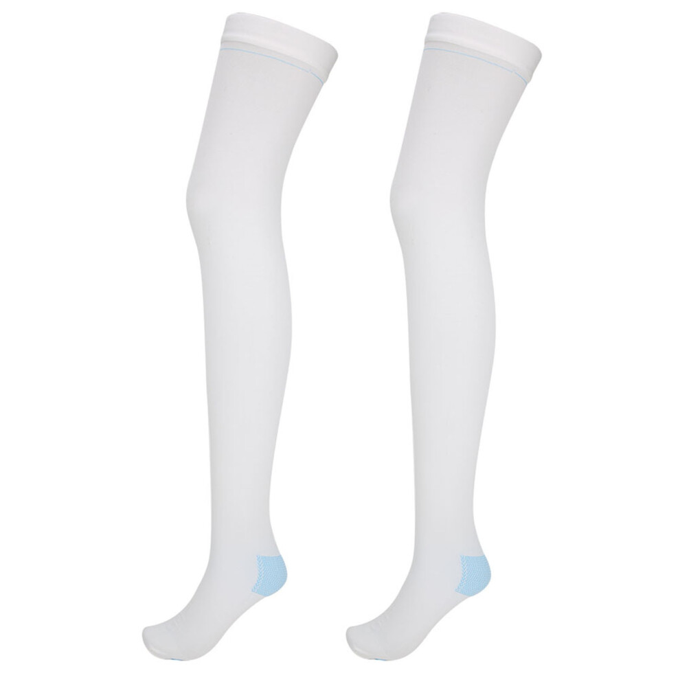 Anti Embolism Stockings for Women And Men, Gradient Compression Medical Socks for Swelling Relief, Durable Polyurethane Fiber Thigh High Compression S