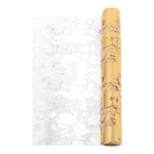 4Stk Eleganter Goldener Tischläufer Aus Mesh Für Hochzeit Und Feier