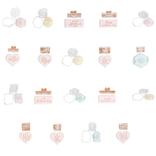 Special Mother's Day Cookie Mould Practical Fondant-Pattern F 1