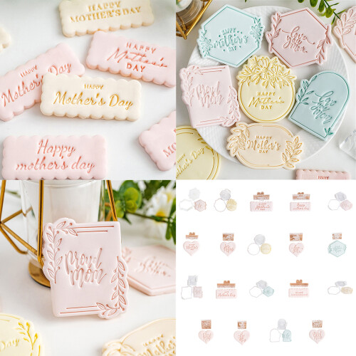 Special Mother's Day Cookie Mould Practical Fondant-Pattern F 2