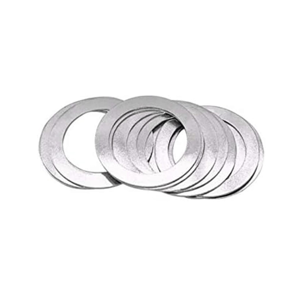 100 Pieces Flat Washers, M3, M4, M5, Stainless Steel, Flat Washer, Ultrathin Gasket, Thickness 0.1, 0.2, 0.3, 0.5, 1 Hard Washer 5X7x0.1 Ref: 3441 9001264236335