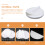 500 Round Flat Parchment Paper Sheets For Baking, Cooking, Frying, Grilling 11