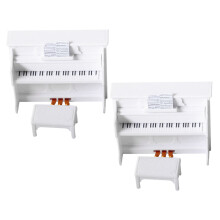 Miniature Upright Piano And Stool Set For Kids Play