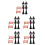 10 Ensembles Miniatures Lampadaires De Noël Pour Maison De 4