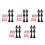 10 Ensembles Miniatures Lampadaires De Noël Pour Maison De 7