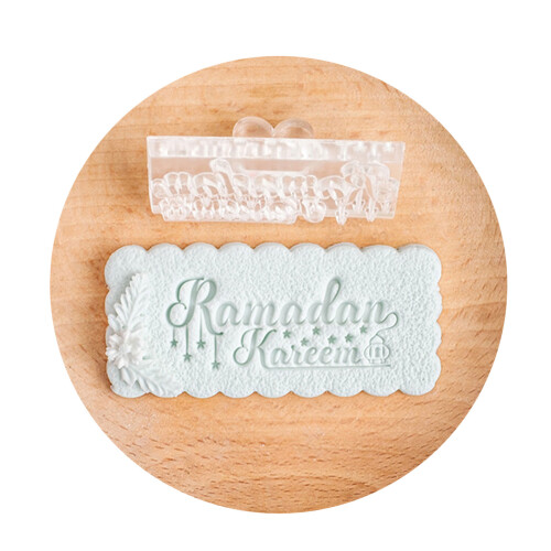 Acrylic Mould Fondant Cookie Cutter for Eid Holiday-Section B