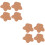 100 Pcs Chocolate Wrapping Trays With Paper Liners And Compartments 7