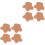 100 Pcs Chocolate Wrapping Trays With Paper Liners And Compartments 4