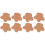 100 Pcs Chocolate Wrapping Trays With Paper Liners And Compartments 3