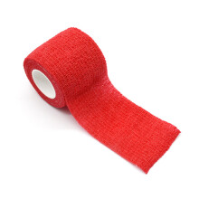 Bende autoadesive per la cura delle lesioni, in tessuto non tessuto poroso con design facile da strappare, benda elastica per supporto caviglia e