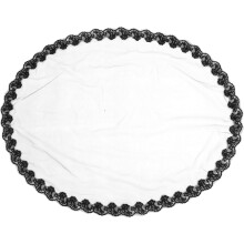 Headdress Black Gauze 1set 45.7x45.7x0.004in