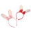 2Pcs Halloween Bunny Ears Headband Para Mulheres 1