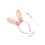 2Pcs Halloween Bunny Ears Headband Para Mulheres 3