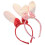 2Pcs Halloween Bunny Ears Headband Para Mulheres 10