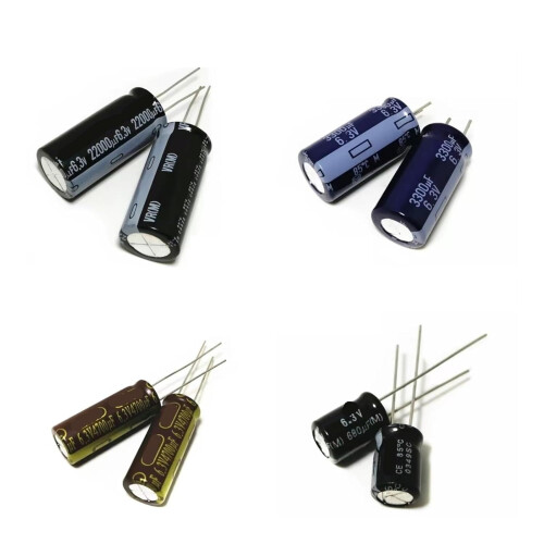 16V DIP High Frequency Aluminium Electrolytic Capacitor 10uF1000uF Ref: 1290 1