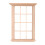 3Pcs 1/12 De Janela Com Treliça Para Casa De Bonecas 1