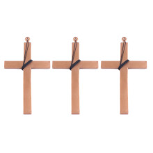 6 Unidades Colar De Cruz Plástico Para Com Cordão