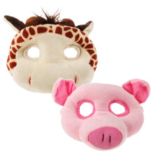 2 Stuks En Hert Feestmaskers Cosplay Dieren Halloween