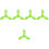 5Pcs Kids Boomerang Toy Three Returning Plaything 6