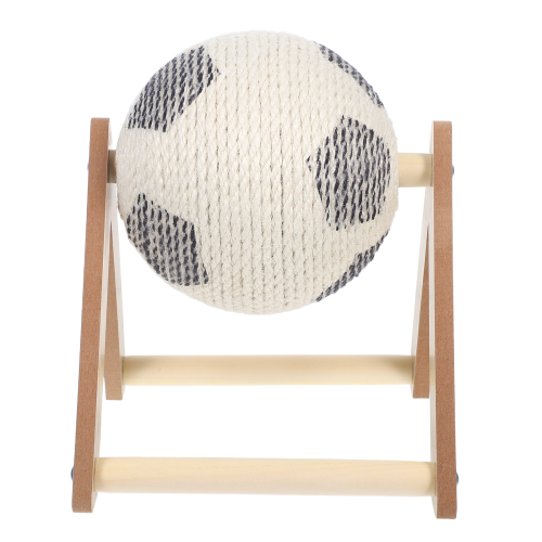 Griffoir Chat Bois Naturel Sisal Marron Clair