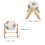 Griffoir Chat Bois Naturel Sisal Marron Clair 2