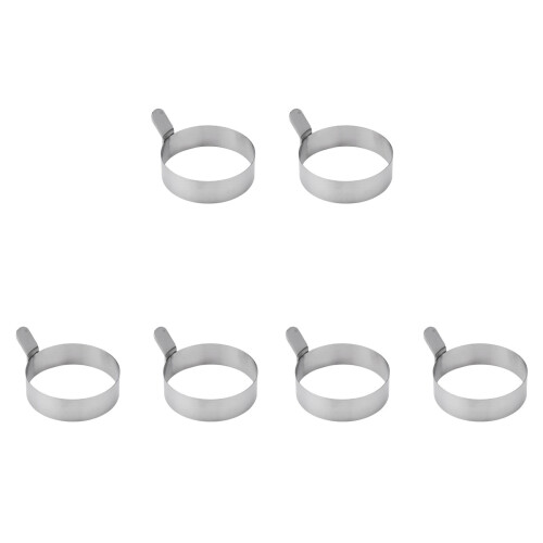 6 Pcs Stainless Steel Nonstick Egg Rings For Fried Eggs 1