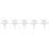 5 Sets Foam Floral Handle Bouquet Holder For Arrangements 11