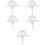 5 Sets Foam Floral Handle Bouquet Holder For Arrangements 9