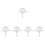5 Sets Foam Floral Handle Bouquet Holder For Arrangements 7