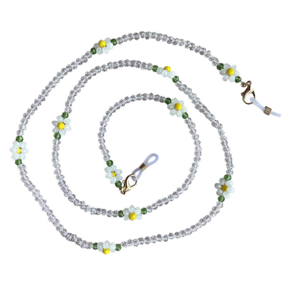 Ohphcall 3 Pcs Mask Anti-Dropping Hanging Chain With Crystal Beads