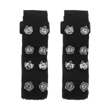 2Pcs Winter Boot Spikes Nylon Metal Adjustable Ice Cleats for Hiking