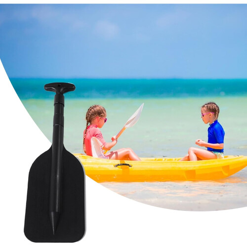 Paddle for Boating, Boat Telescopic Paddle for   with Slip Handle Black 1