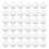 60 Pcs White Rattle Balls Plastic Inserts For Diy Plush Toys 10