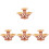 4Pcs Acessório Casa De Bonecas Mini Decorativo 4