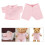 1 Set Replaceable Bear Doll Costume Clothes Pants 6