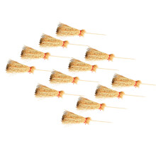 24 Peças Vassouras Miniaturas Para Casa De Bonecas Acessórios