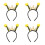 4 Unidades Faixa De Cabeça Com Antena Acessório Para 8