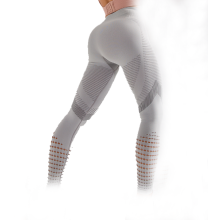 Leggings met buikcontrole voor dames, billenliftende leggings met elastische stof en mesh details, high-waisted workout leggings voor yoga, fitness,