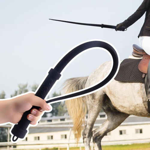 Training Whip  Silicone Costume Riding Whip  Comfortable Handle 1