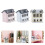 3Pcs Miniatura Vila Casa Bonecas Escala 1:12 10