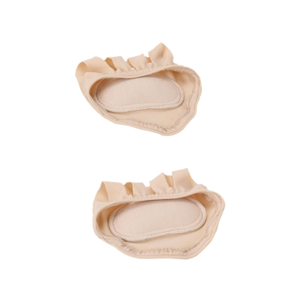 Foot Relief Pads Ball of Foot Cushion Forefoot Pad WearResistant Elastic Memory Cloth Toe Loop Skin Color