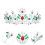 3Pcs Faixa Com Coroa Vintage Para E Mulheres 11