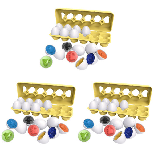36 Pcs Páscoa Veículo Transporte Cognitivo Crianças 2