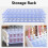 Functioneel 3-laags blauw reageerbuisrek Stevige blauwe plastic 2