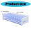 Functioneel 3-laags blauw reageerbuisrek Stevige blauwe plastic 3