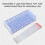 Functioneel 3-laags blauw reageerbuisrek Stevige blauwe plastic 6