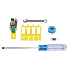 Naaimachine-accessoireset met naairolvoet en