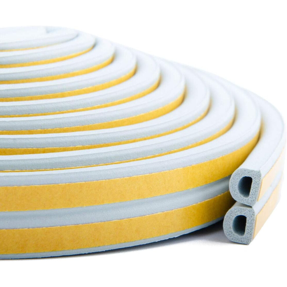 Strong Adhesive Weatherstrip, For Doors & Windows, Reliable Grid Backing For Durable Sealing, Lightproof Noise-Reduction Strip, Energy-Efficient S 9198585945531