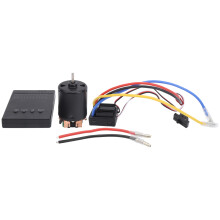 Kit combinato motore brushless con ESC da 80 A, ESC impermeabile compatibile con auto RC 1/8 e 1/10, motore ad alta efficienza, eccellente
