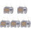 5Pcs Sonogram Photo Frame Set With Milestone Board And Elephant Design 4